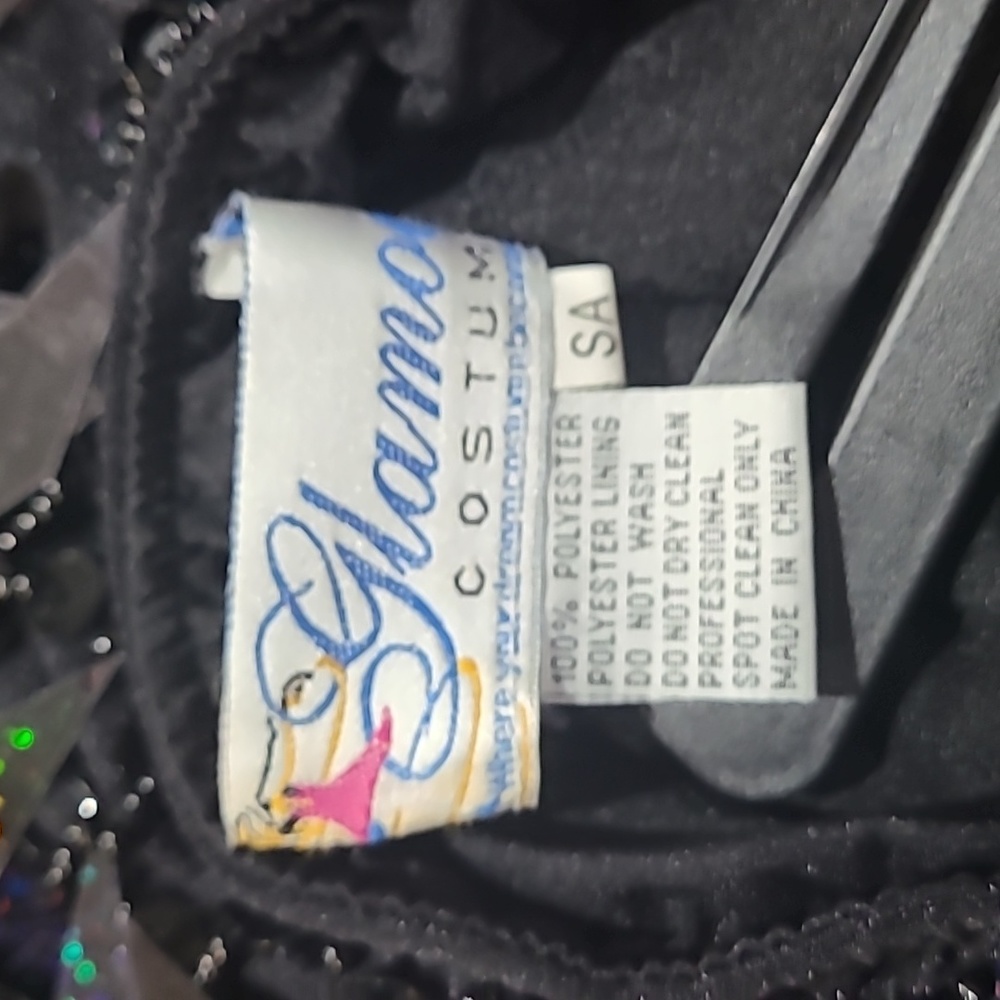 Glamour Dance Competition Costume, Small Adult Gem